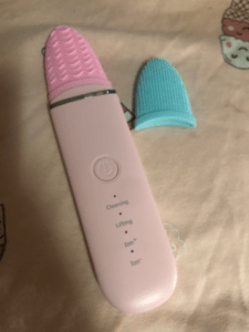 Ultrasonic Skin Scrubber Face Cleanser Blackhead Remover photo review